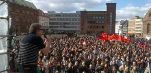 Antifascists humiliate EDL’s cronies in Aarhus, Denmark